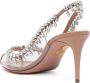 Aquazzura Temptation Crystal slingback pumps Wit - Thumbnail 3