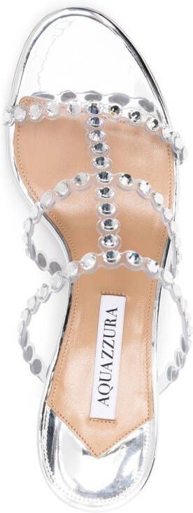 Aquazzura Tequila muiltjes Zilver