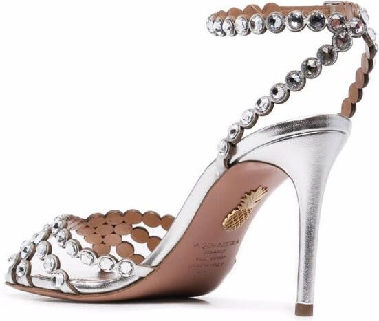 Aquazzura Tequila sandalen Zilver