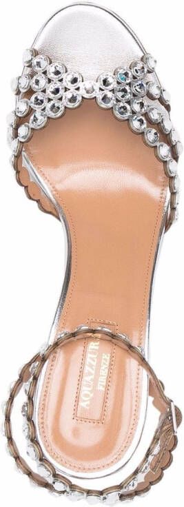 Aquazzura Tequila sandalen Zilver