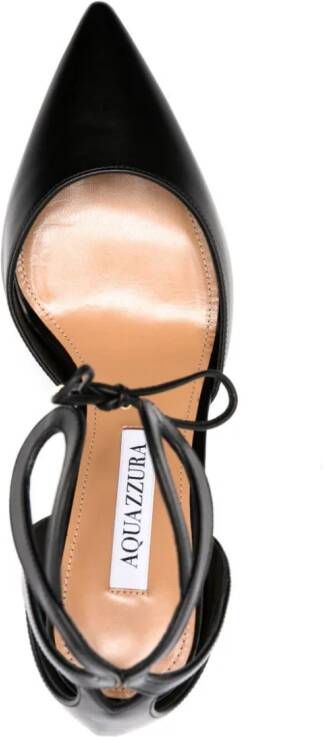 Aquazzura Tessa leren pumps Zwart