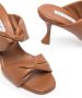 Aquazzura Twist leren muiltjes Bruin - Thumbnail 2