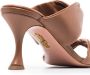 Aquazzura Twist leren muiltjes Bruin - Thumbnail 4