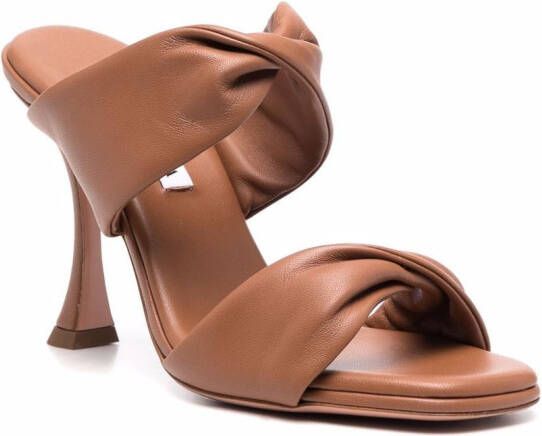 Aquazzura Twist muiltjes Bruin