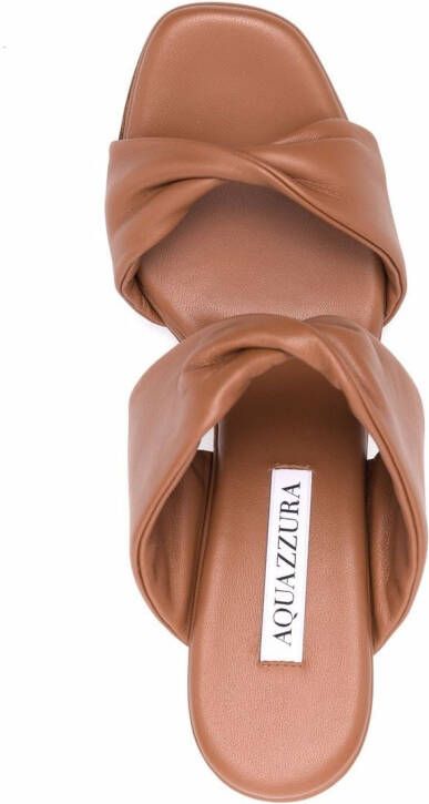 Aquazzura Twist muiltjes Bruin