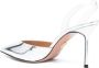 Aquazzura V Plexi slingback pumps Zilver - Thumbnail 3