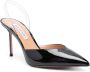 Aquazzura V Plexi slingback pumps Zwart - Thumbnail 2