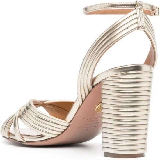 Aquazzura Very Sundance sandalen Goud