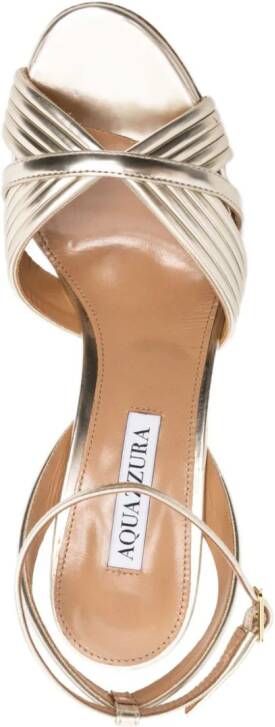 Aquazzura Very Sundance sandalen Goud