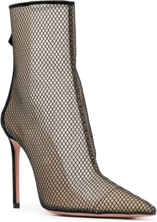 Aquazzura Wild Thoughts enkellaarzen Zwart