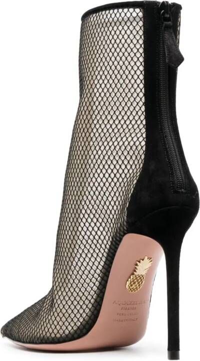 Aquazzura Wild Thoughts enkellaarzen Zwart
