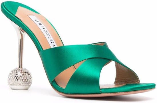 Aquazzura Yes Darling muiltjes Groen