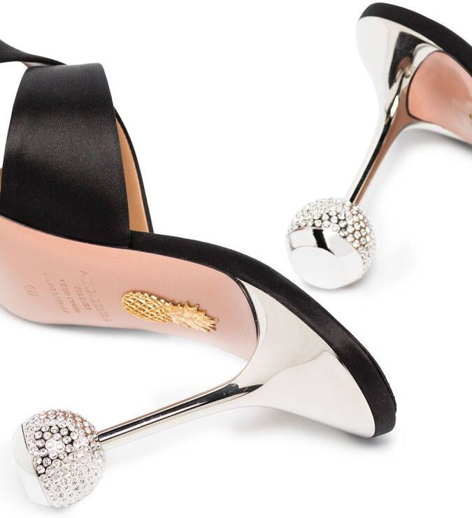 Aquazzura Yes Darling muiltjes Zwart