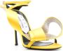AREA Marquise sandalen met strikdetail Geel - Thumbnail 2