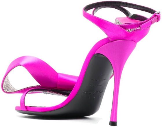 AREA Marquise sandalen met strikdetail Roze