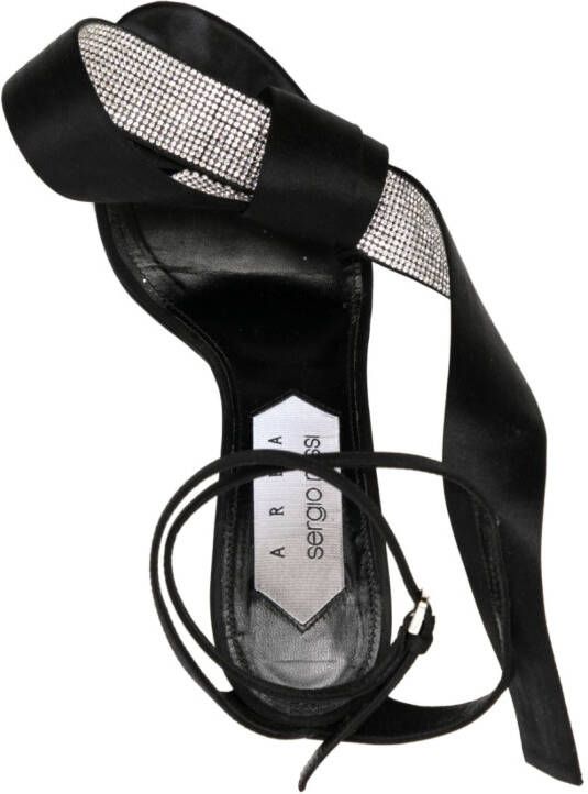 AREA x Sergio Rossi Marquise sandalen Zwart