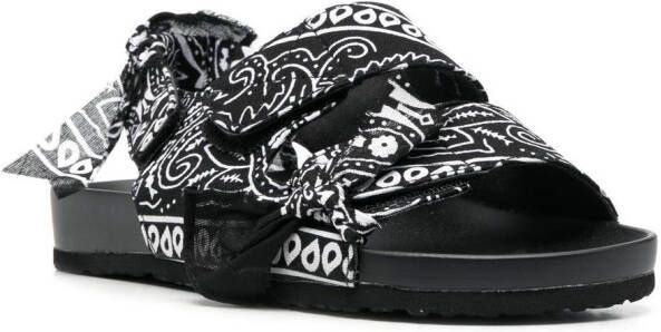 Arizona Love Sandalen met bandanadetail Zwart