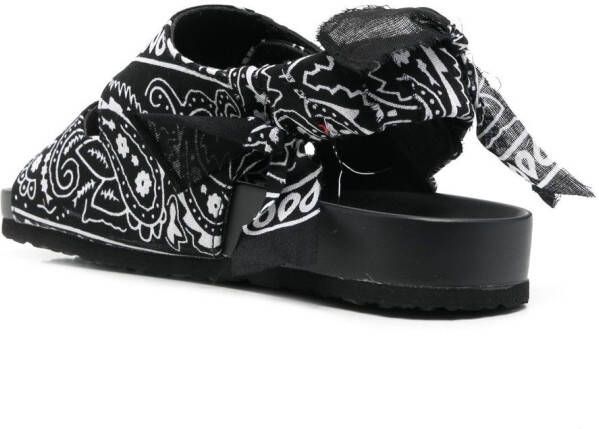 Arizona Love Sandalen met bandanadetail Zwart