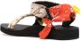 Arizona Love Trekky sandalen met bandanaprint Zwart - Thumbnail 3