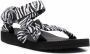 Arizona Love Trekky sandalen met zebraprint Zwart - Thumbnail 2