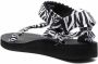 Arizona Love Trekky sandalen met zebraprint Zwart - Thumbnail 3