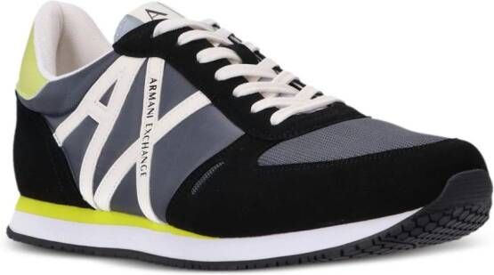 Armani Exchange AX sneakers met vlakken Geel