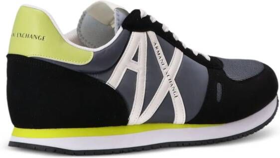 Armani Exchange AX sneakers met vlakken Geel