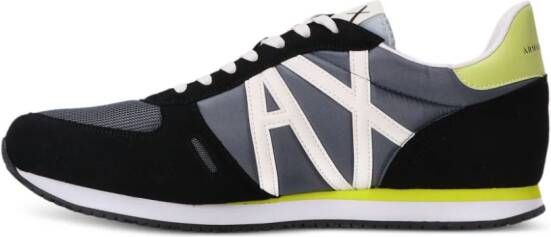 Armani Exchange AX sneakers met vlakken Geel