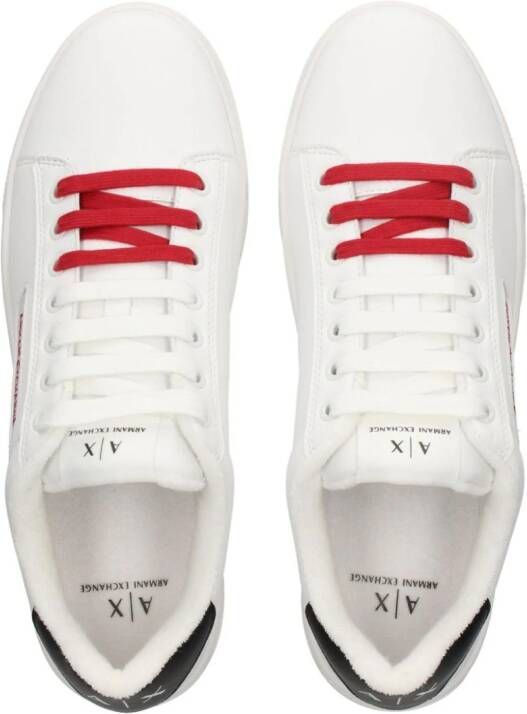 Armani Exchange Sneakers met dubbelkleurige veters Wit