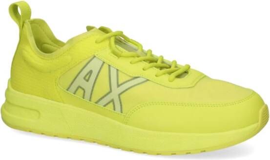 Armani Exchange Sneakers met vlakken Geel