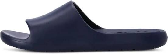 Armani Exchange Slippers met logoprint Blauw