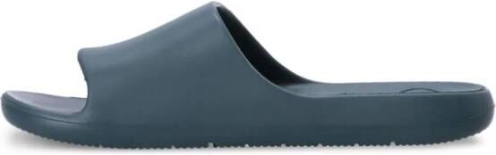 Armani Exchange Slippers met logoprint Blauw