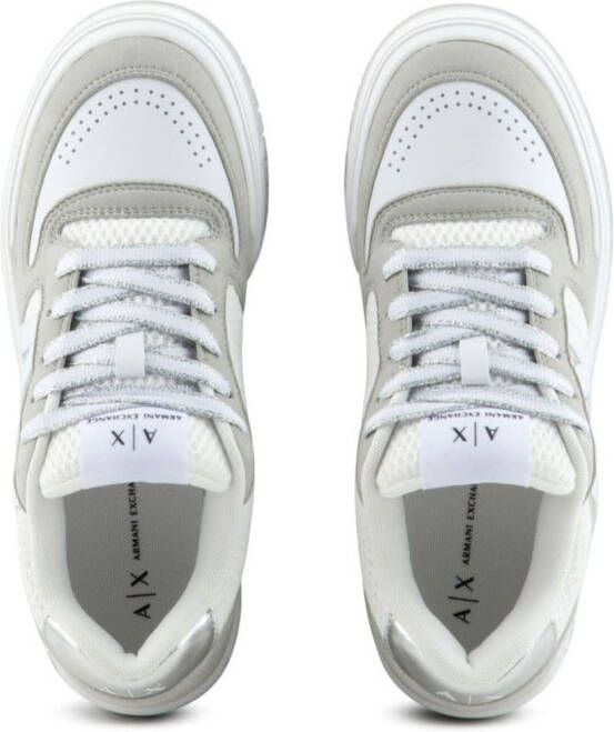 Armani Exchange Sneakers met logo-applicatie Wit