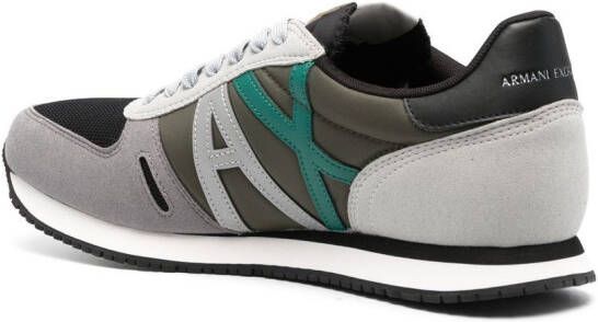 Armani Exchange Sneakers met logo Grijs