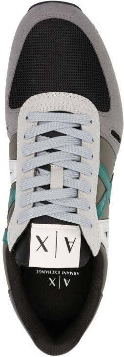 Armani Exchange Sneakers met logo Grijs