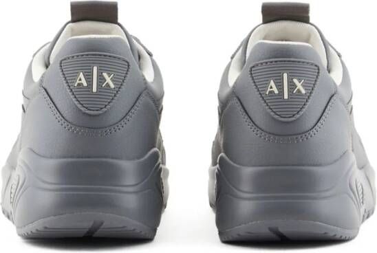 Armani Exchange Sneakers met logoprint Grijs