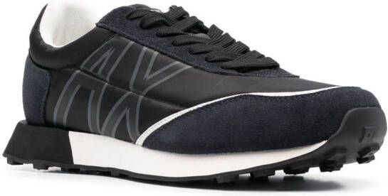 Armani Exchange Sneakers met logoprint Zwart