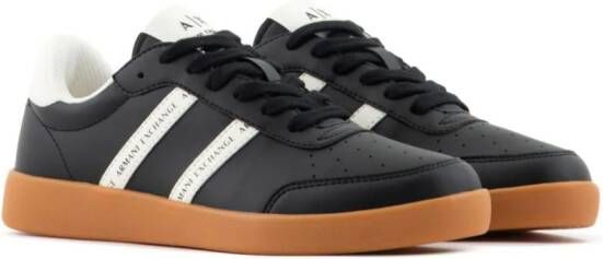 Armani Exchange Sneakers met logoprint Zwart