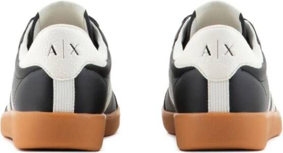Armani Exchange Sneakers met logoprint Zwart