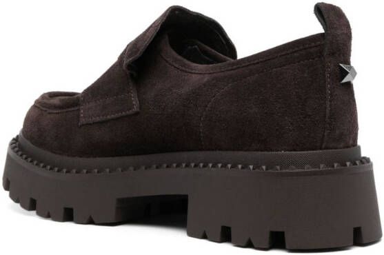 Ash Genial loafers verfraaid met studs Bruin