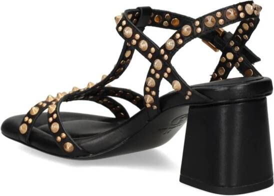 Ash Janice sandalen met studs 65 mm Zwart