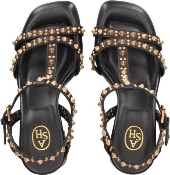 Ash Janice sandalen met studs 65 mm Zwart