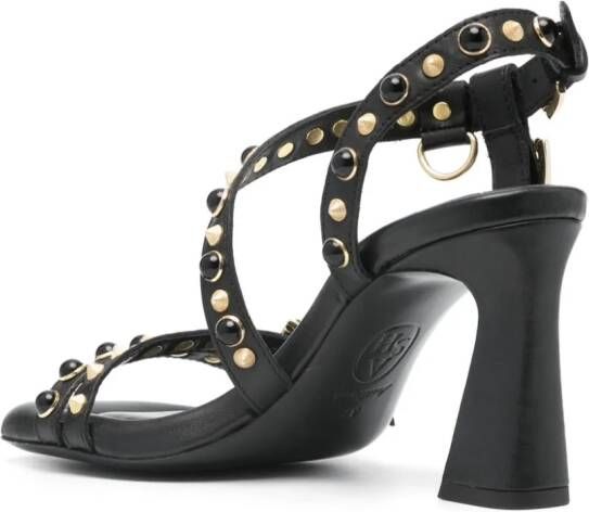 Ash Lennox 95 leren sandalen Zwart