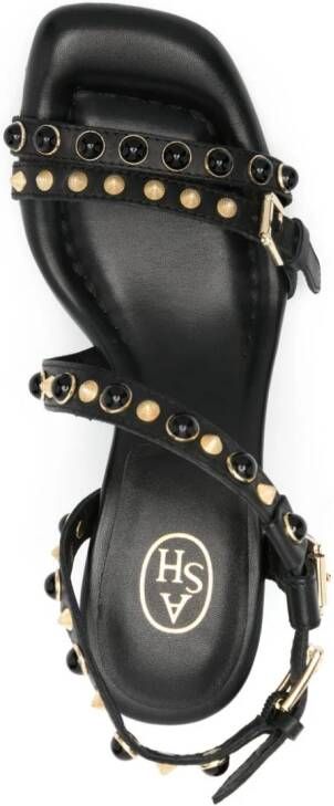 Ash Lennox 95mm leather sandals Zwart