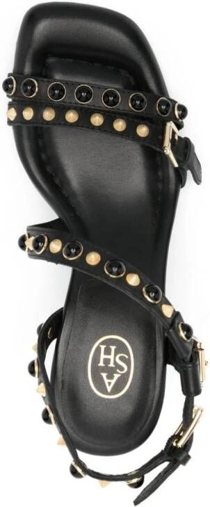 Ash Lennox 95 leren sandalen Zwart