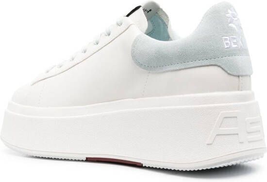 Ash Sneakers met plateauzool Wit
