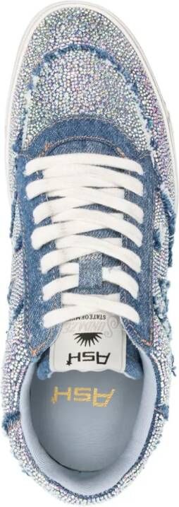 Ash Malibu Strass crystal-embellished sneakers Blauw