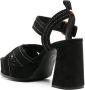 Ash Melany 100 mm sandalen met plateauzool Zwart - Thumbnail 3