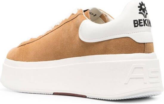 Ash Moby sneakers met plateauzool Bruin