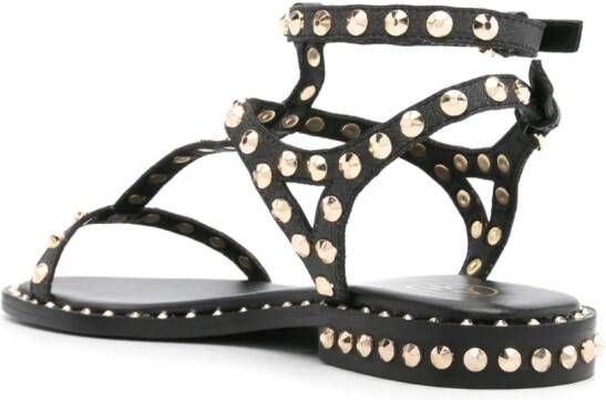 Ash Panic sandalen met studs Zwart